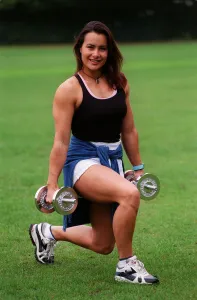 Suzanne Cox September 98 Gladiator Vogue from the tv show Gladiator