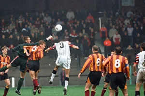 00812 Prints: Swansea 2 - 0 Bradford, League Division Two match held at Vetch Field. 7th October 1995