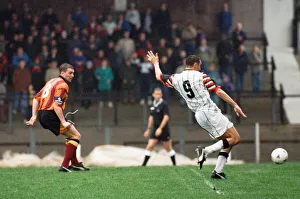 00812 Prints: Swansea 2 - 0 Bradford, League Division Two match held at Vetch Field. 7th October 1995
