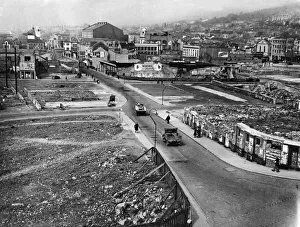 Swansea, South Wales, picture taken after the World War Two had ended