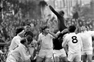 Swansea v. South Africa. Action from the match. November 1969 Z11069-010