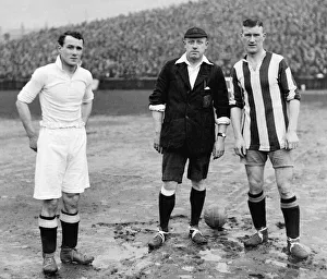 00606 Prints: Swansea v Stoke FA Cup Tie. Joe Sykes of Swansea with referee P Harper