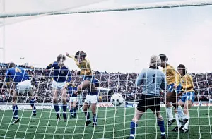 Goal Net Prints: Sweden v Brazil World Cup 1978 football Brazils disallowed goal end of match