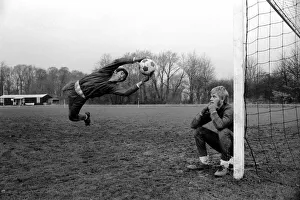 Swedens World Cup goalkeeper 20 year old Ron Hellstromen of Stockholm who has been