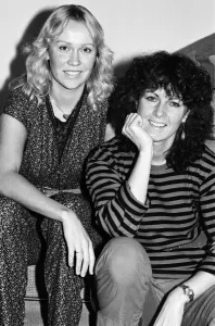 00470 Prints: Swedish pop group ABBA consisting of Agnetha Faltskog
