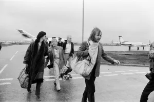 00470 Prints: Swedish pop group ABBA consisting of Agnetha Faltskog, Bjorn Ulvaeus