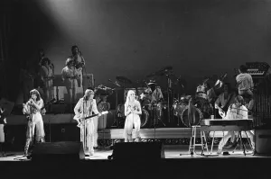 00470 Prints: Swedish pop group ABBA consisting of Agnetha Faltskog