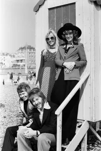 00470 Prints: Swedish pop group ABBA consisting of Agnetha FAltskog, BjAarn Ulvaeus