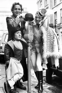 Core202 Prints: Sylvester McCoy, David Rappaport and Cinderella principal boy June Shand in December 1979