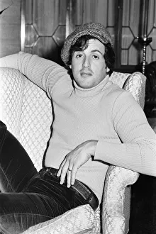 Sylvester Stallone, american actor and writer in London to promote new film Rocky