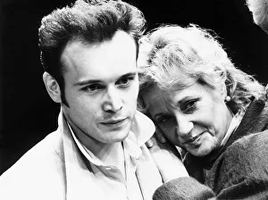 Sylvia Syms Actress with Adam Ant singer April 1985 Dbase MSI - Stuart
