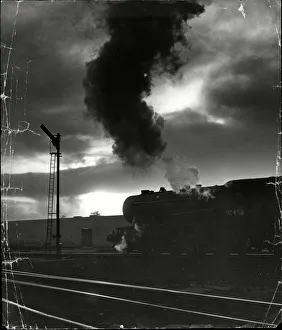 Symbolic sunset for this WD engine as it leaves Hull for the South Yorkshire coalfields