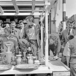 T. V. Barrow boys seen here at a unnamed London market John Fabian