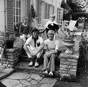 T. V interviewer and celebrity Michael Parkinson and his wife Mary
