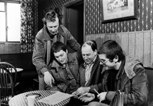 00905 Prints: Taff Acre, 1981, day time soap opera about the residents of the South Wales mining