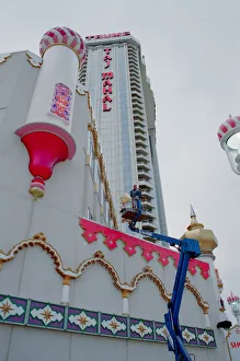 Taj Mahal, the casino owned by Donald Trump in Atlantic City, USA