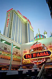 Taj Mahal, the casino owned by Donald Trump in Atlantic City, USA