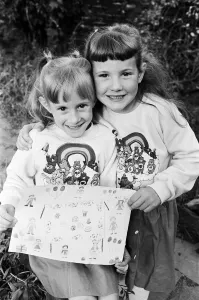 Talented twins Lianne (left) and Michelle Scott celebrated their sixth birthday with
