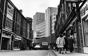 High Street Prints: The tall, modern buildings of Olympia House (nearest camera