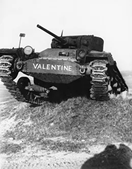The Tank, Infantry, Mk III, Valentine was an infantry tank produced in the United Kingdom