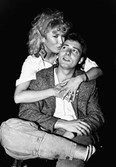 Country Prints: Tanya Tucker American country singer and actress kissing nightclub owner Richard Duncan