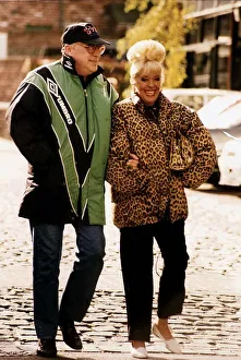 Bill Tarmey actor with Julie Goodyear actress of the soap Coronation Street