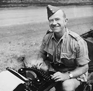 Typewriter Prints: Tea Healy daily mirror war correspondent during the Second World War