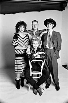 The team of presenters for the new television show The Tube, Muriel Gray