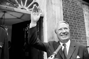 Ted Heath arrives at no 10. The new Prime Minister arriving at No 10 Downing Street for