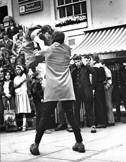 Dance Prints: Teddy Boys and Girls dancing in the streets of North East Britain Picture