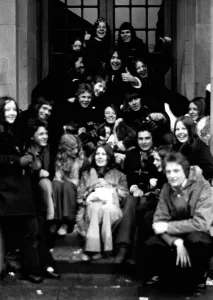 These teenage David Bowie fans queue in pouring rain for tickets for his concert