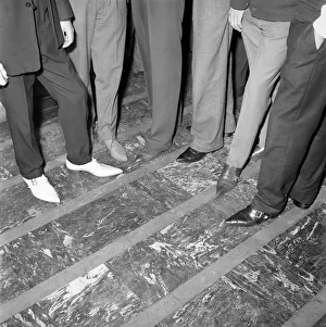 Night Clubs Prints: Teenager Fashions: Male Grooming: The teenage boys who go to the Ilford Palais have had