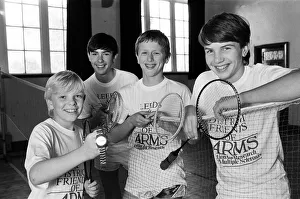 Sponsorship Prints: Teenagers serve up charity boost Netting funds for charity - for these youngsters