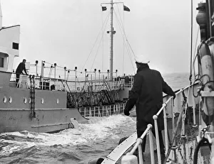 00495 Prints: The Tees pilot Alan Lithgow waits his chance to jump aboard a tanker so he can pilot