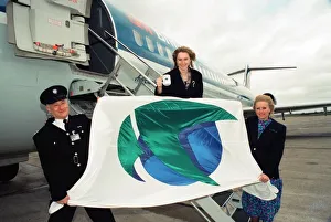 Logo Prints: Teesside Airport authority have a new logo to celebrate the 30th Anniversary of