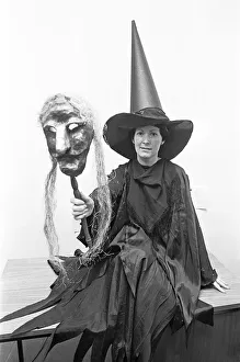Teesside Gazette member of staff poses in a witches costume for a Halloween feature