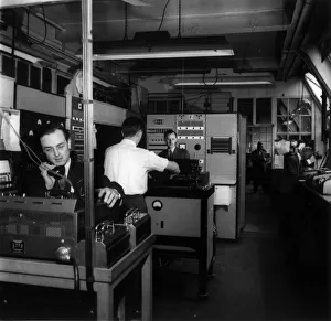 The Telephoto room at the Daily Mirror Fetters Lane offices in central London