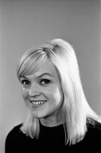 Television compere Annie Nightingale in the Daily Mirror studios. 12th September 1965