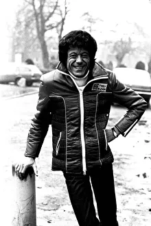 Television entertainer Lionel Blair on tour on 21st February 1980
