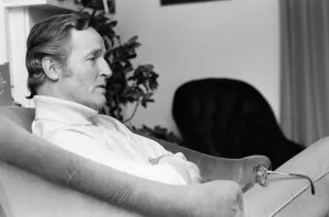Hampstead Prints: Television personality Nicholas Parsons pictured at his Hampstead Cottage