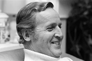 Television personality Nicholas Parsons pictured at his Hampstead Cottage