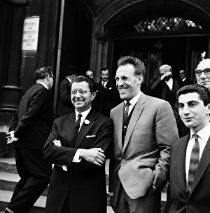 Money Prints: Television presenter Bruce Forsyth outside the High Court after coming to an agreement