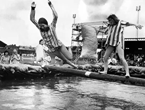 Television Programme BBC series Its a Knockout fimed in the North East