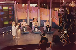 Television programme - Beat the Crusher gameshow at the Metrocentre in Gateshead with