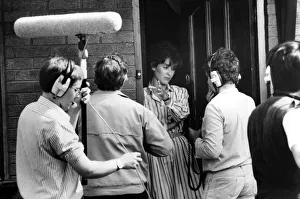 Television programme - Brookside - A filming of an episode 19 August 1983 - Cast member