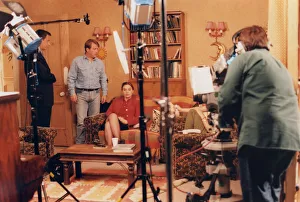 Television Programme - The filming of Channel 5 soap opera Family Affairs in a London