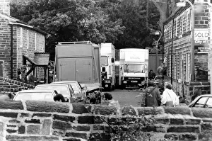 Television programme - The village of Esholt is taken over when the film crew descends to