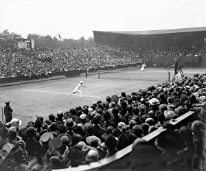 00199 Prints: Tennis Championships at Wimbledon Mlle Suzanne Lenglen v Mrs Lambert Chambers