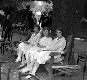 Racquet Prints: Tennis Party at Susser Lodge - July 1924 Miss Evelyn Colyer