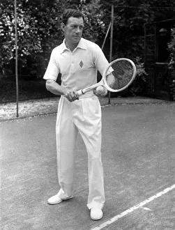 One Mature Man Only Prints: Tennis player, Dan Maskell, who later became a radio and television commentator